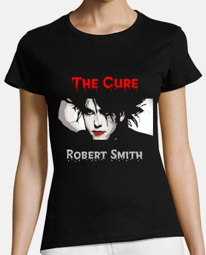 Playera Camiseta negra chica Robert The Cure