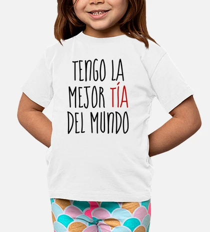 Playera niños camiseta niño tengo la mejor tía del mundo