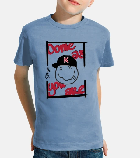 Ropa camiseta niños come as you are