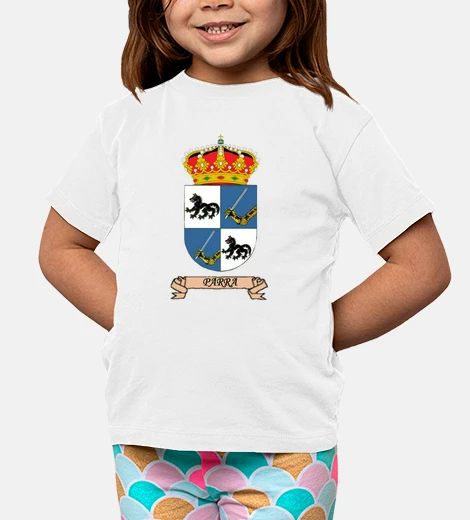 Ropa Camiseta niños Escudo Apellido Parra
