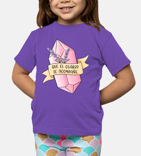 Ropa Camiseta Niños Que El Cuarzo Te Acompañe