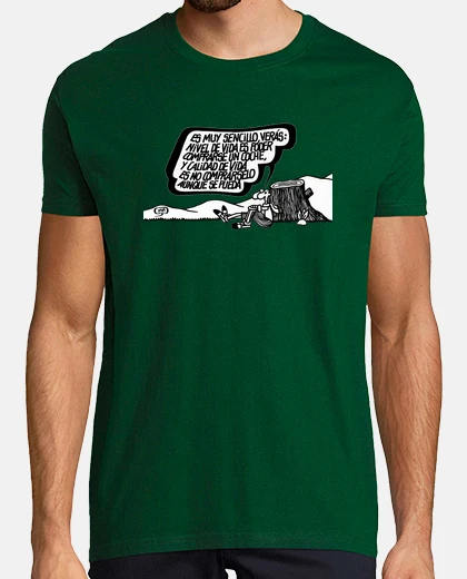 Playera camiseta nivel de vida