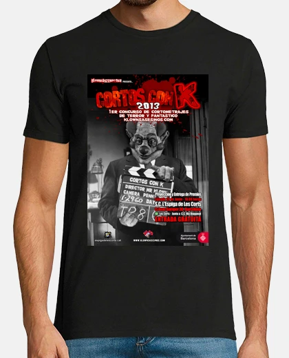 Camiseta Camiseta Oficial Cortos con K Festival