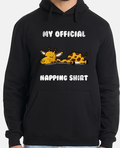 Sudadera camiseta oficial de siesta regalo jiraf