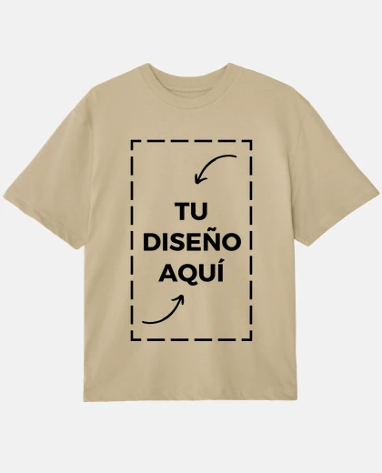 Camiseta camiseta oversize personalizada