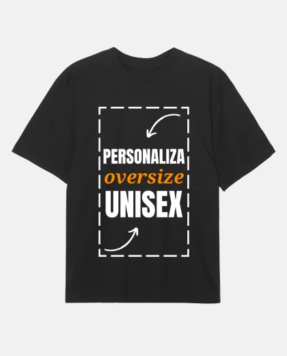 Camiseta oversize personalizada