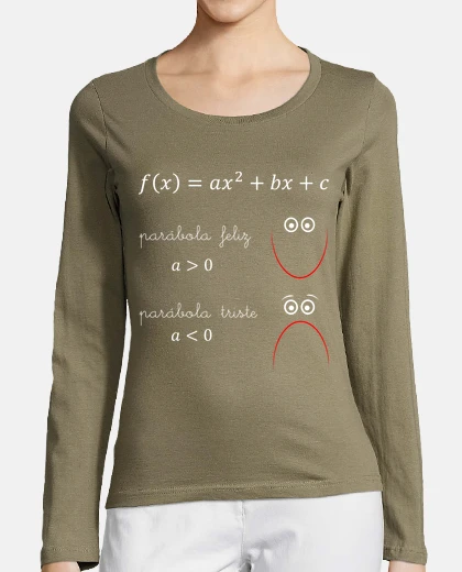 Camiseta CAMISETA PARÁBOLA FUNCIÓN HUMOR MATEMÁTICAS