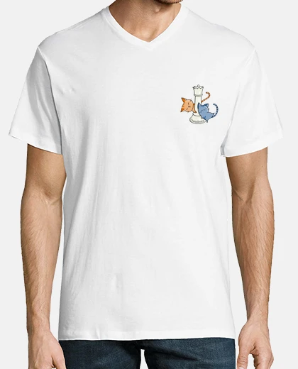 Playera camiseta pico chico nanita y gambito