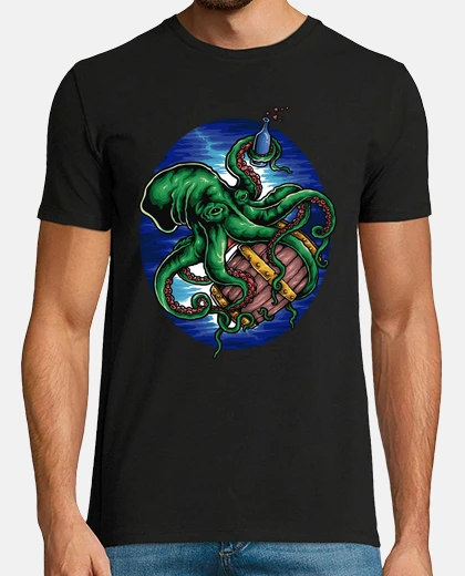 Playera Camiseta Pulpo Mar Océano Marinos