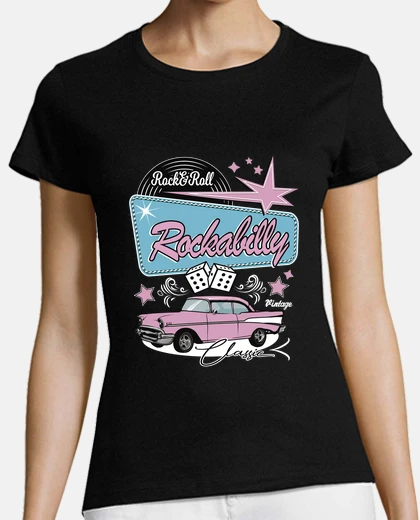 Playera Camiseta Rockabilly 50s American Classic Car USA