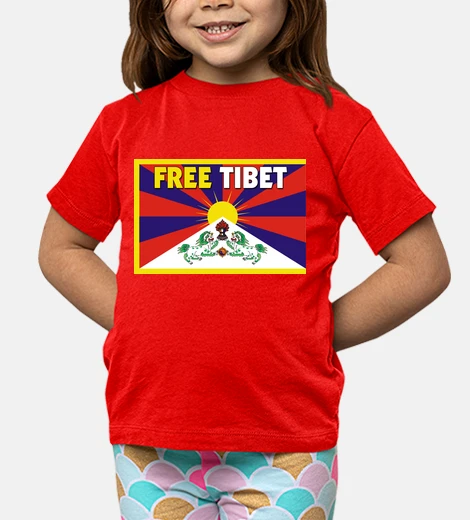 Ropa CAMISETA ROJA - FREE TIBET