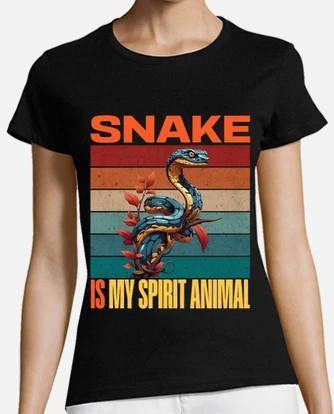 Camiseta serpiente es mi espiritu animal. laTostadora