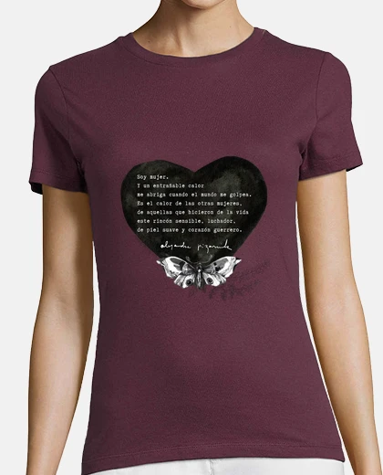 Playera Camiseta Soy mujer Alejandra Pizarnik