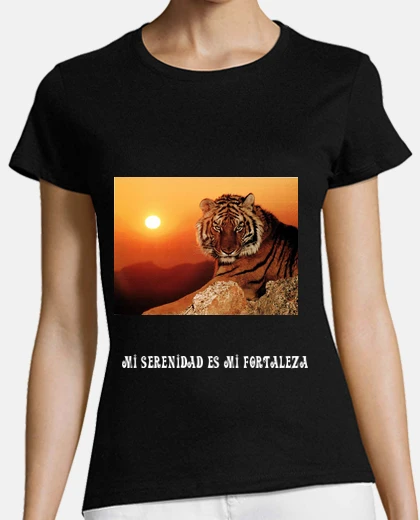 Playera Camiseta tigre 2 chica