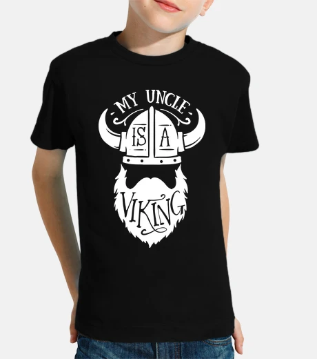 Ropa Camiseta Vikingos Barba Bearded Viking Familiar