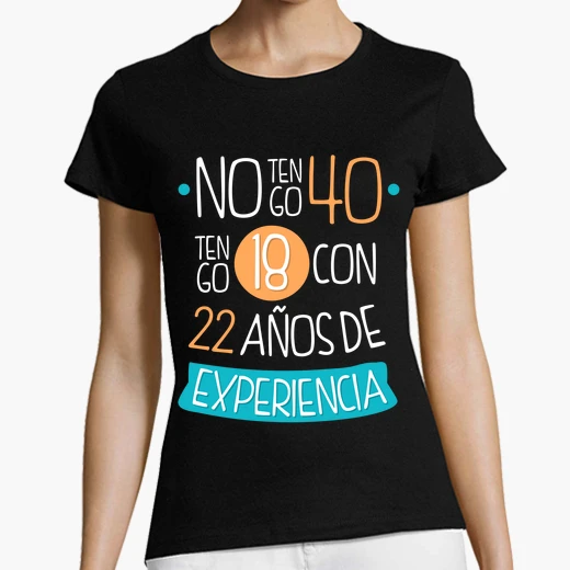 camisetas 40 años mujer