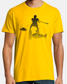 Camiseta amarilla - Silueta negra