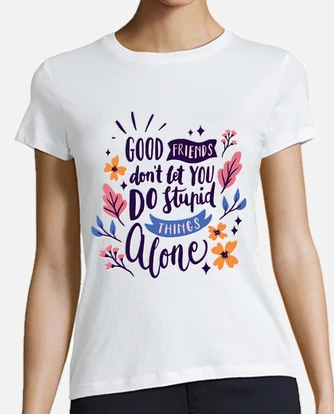 Playeras de amigos hombre y sales mujer