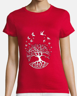 camiseta árbol vida mujer sabiduría armonía fs