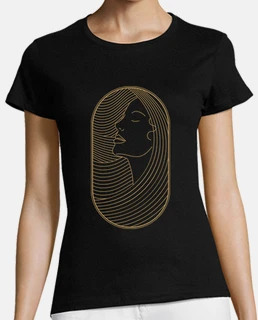Camiseta Art Deco Style Girl Retro Vintage Women