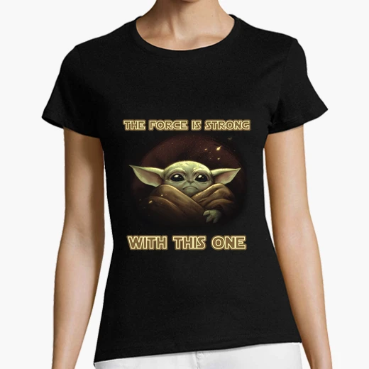 camiseta baby yoda mujer