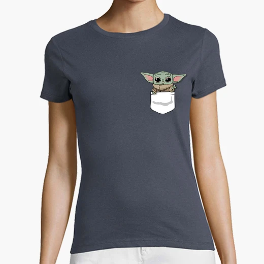 camiseta baby yoda mujer