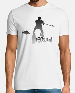 Camiseta blanca - Silueta negra