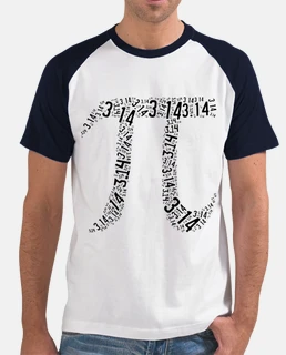 Camiseta blanca y mangas negras hombre Pi