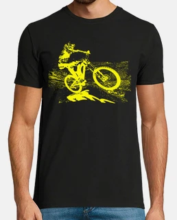 CAMISETA BTT DESCENSO AMARILLA