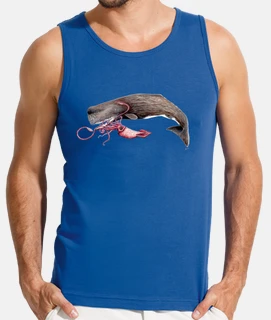Camiseta Cachalote y Calamar gigante