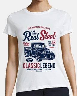Camiseta Camión Antiguo Camionetas Vintage Truck 1953 Old American Classic Camioneros