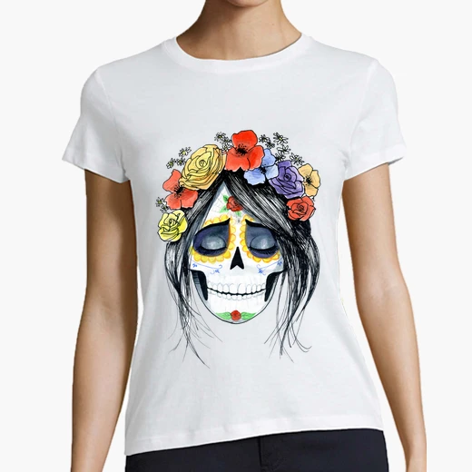 camiseta catrina mujer