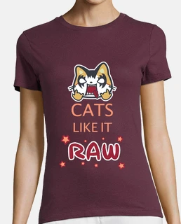 Camiseta Cats like it raw