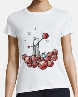 Camiseta chica piano-basket