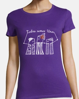 Camiseta chica Todas somos una Diseño para fondos oscuros