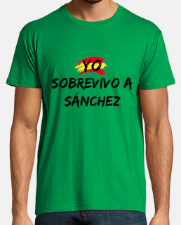 Camiseta contra Sánchez YO SOBREVIVO