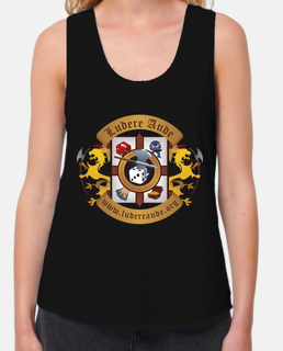 Camiseta de Ludere Aude con escudo heráldico a color para chica