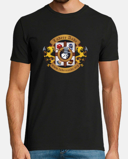 Camiseta de Ludere Aude con escudo heráldico a color para chico