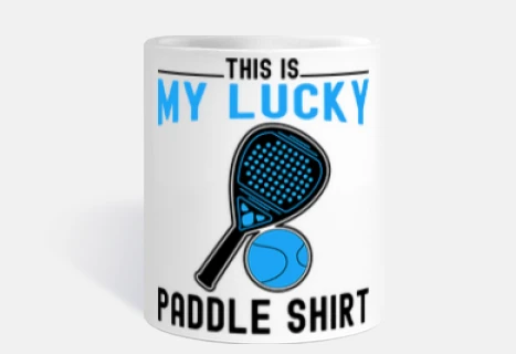 camiseta de pádel de la suerte regalo d