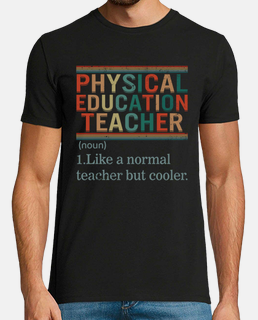 camiseta de sustantivo de profesor de educación física camiseta de definición de educación física re
