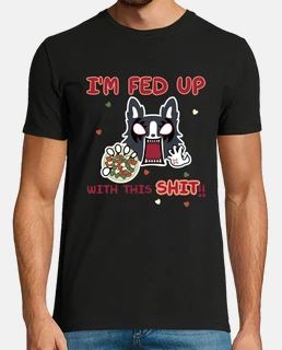 Camiseta Dog fedup with this shit