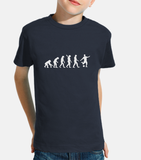 camiseta evolución hombre fútbol