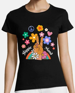 Camisetas hippies mujer hot sale