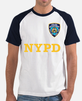  NYPD Camiseta estampada de manga larga para adultos amarilla  con logotipo, marino : Ropa, Zapatos y Joyería