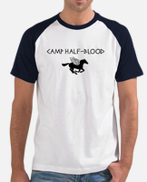  TOOLOUD Camp Half Blood - Camiseta para hombre de media sangre,  Azul acuático : Ropa, Zapatos y Joyería