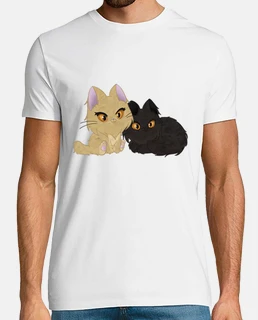 Camiseta Hombre Gatitos Odyn y Chai