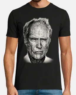 Camiseta hombre manga corta Clint Eastwood