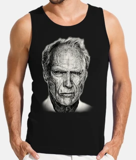 Camiseta hombre sin mangas Clint Eastwood