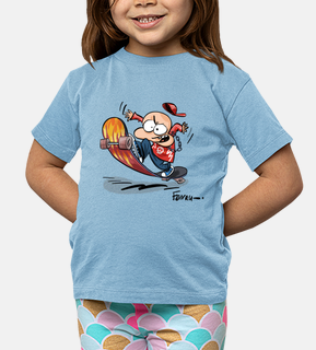 Camiseta infantil skater
