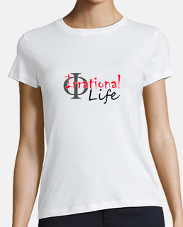 camiseta irrational life número irracional phi
